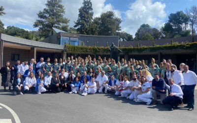 El Centro Asistencial San Juan de Dios celebra una procesión en vísperas de Semana Santa con más de 200 usuarios y profesionales